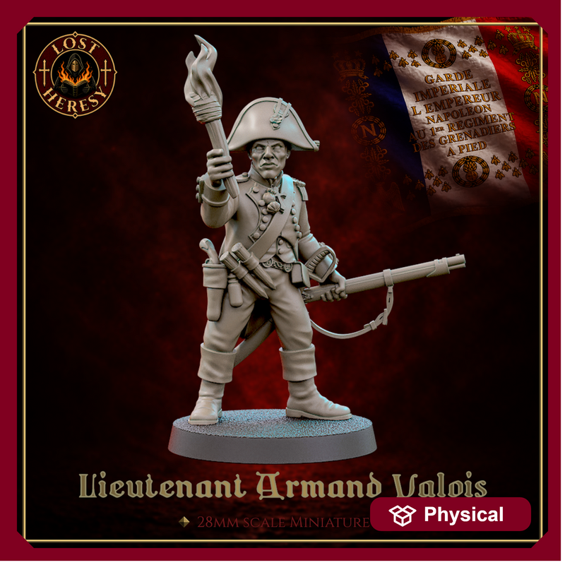 French Gothic Napoleonic Lieutenant