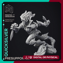 Quicksliver - Fey Fighter - PRESUPPORTED - 32mm Scale