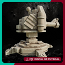 Galactic Defense Turret - Ground Anti-Air Emplacement STL for Wargaming