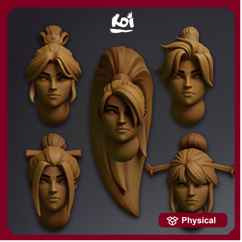 Phoenix Chosen - Miniature heads - Only-Games