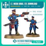 Lt. Mera Drax .STL Download - Only-Games