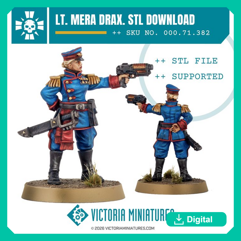Lt. Mera Drax .STL Download - Only-Games