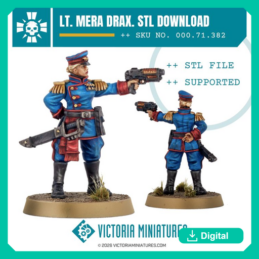 Lt. Mera Drax .STL Download - Only-Games