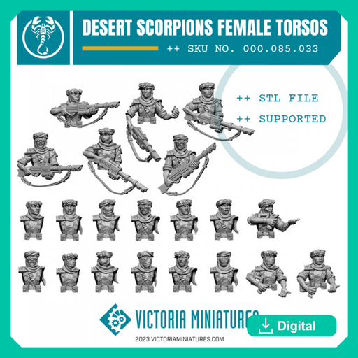 Desert Female Torsos - Only-Games