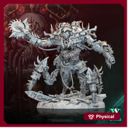 Sci-Fi  Chaos Daemon Prince Mech Miniature | 50mm, 65mm, 80mm, 130mm BASE SIZES | Resin Unpainted | - Only-Games