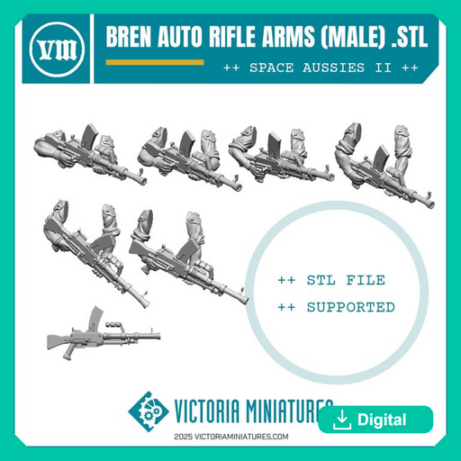 Bren Auto Rifle Arms (Male) - Only-Games
