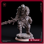 Oathbreaker Paladin, Undead Chaos Dark Knight Miniature | 28mm, 32mm, 54mm, 75mm Scales | Dungeons and Dragons | Pathfinder | Flesh of Gods - Only-Games