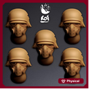Black Lungs Brigade Type 3 - Miniature Heads