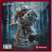 Frost Giant Monster And/Or Viking Human Barbarian Fighter PC NPC | 28mm, 32mm,54mm,75mm,100mm Scales | Dungeons and Dragons | Pathfinder | - Only-Games