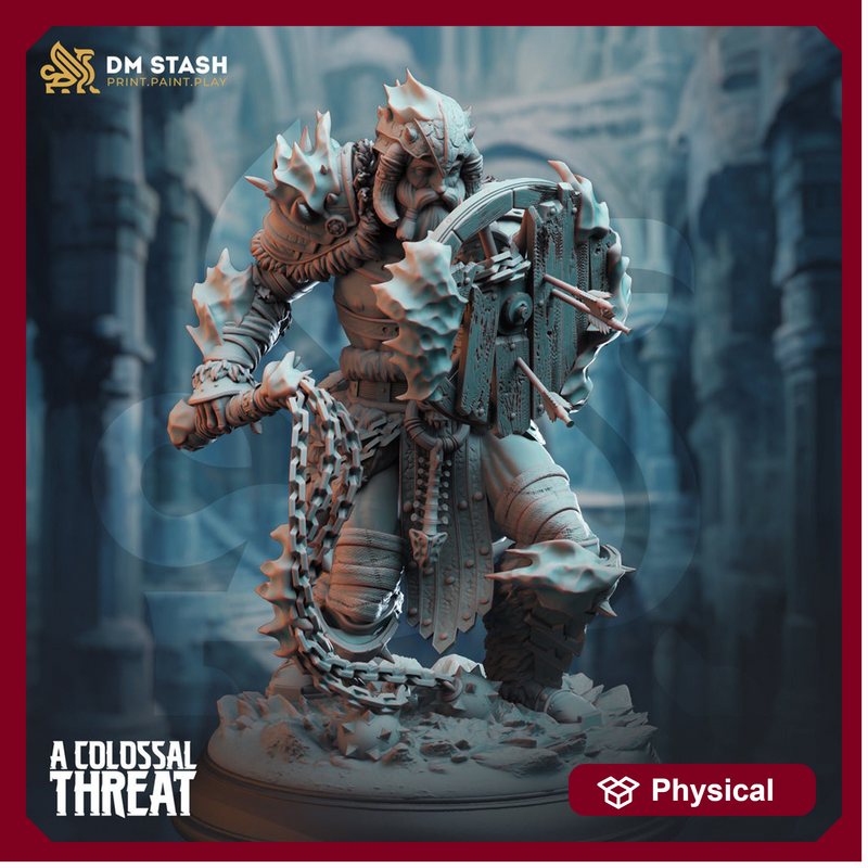 Frost Giant Monster And/Or Viking Human Barbarian Fighter PC NPC | 28mm, 32mm,54mm,75mm,100mm Scales | Dungeons and Dragons | Pathfinder | - Only-Games
