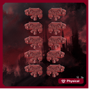 Crimson Wings Plasma Pistols Set x10