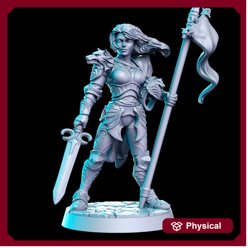 Brunhilda (Female Knight) 32mm - DnD