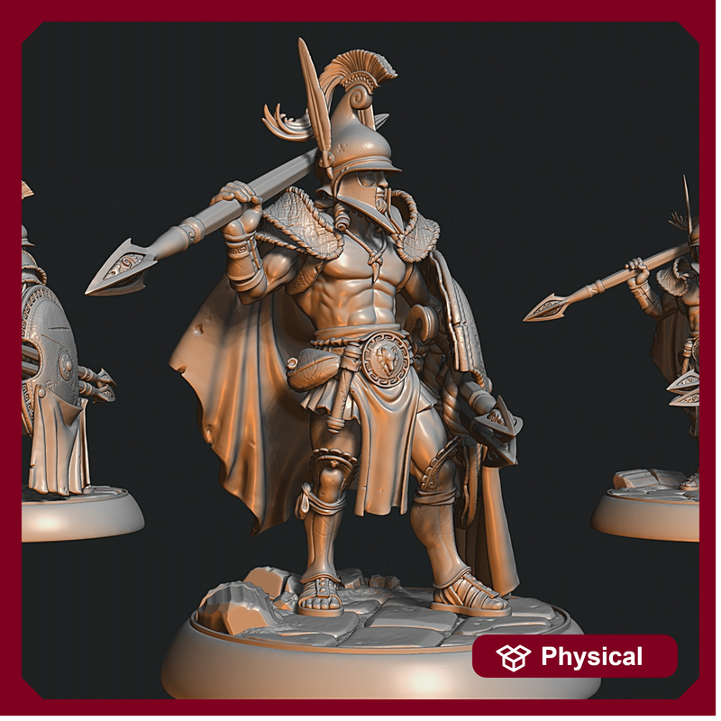 Tassos - Trathian Wolves leader - Variant 2 - 32mm