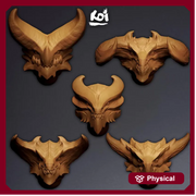 Elder Dragons - Miniature Heads - Only-Games