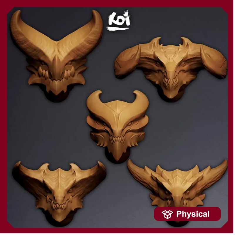 Elder Dragons - Miniature Heads - Only-Games