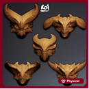 Elder Dragons - Miniature Heads