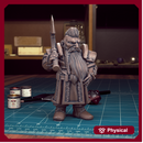 Male Dwarf 04 - TytanTroll Miniatures - DnD - Fantasy - 32mm