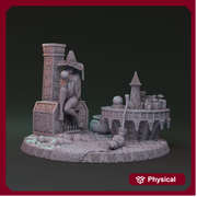 Mysterious witchcraft of Lionila - Yaleena Rauswasser diorama 32mm - Only-Games