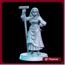 Agnes (female dyer) - 32mm - DnD