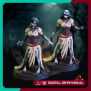 Mourners, female zombies