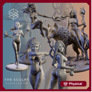 Pack  Fantasy Elves Naked 75mm