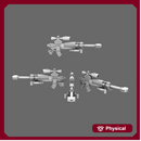 Space Knights AR Style Sniper Rifle LEFT X 10