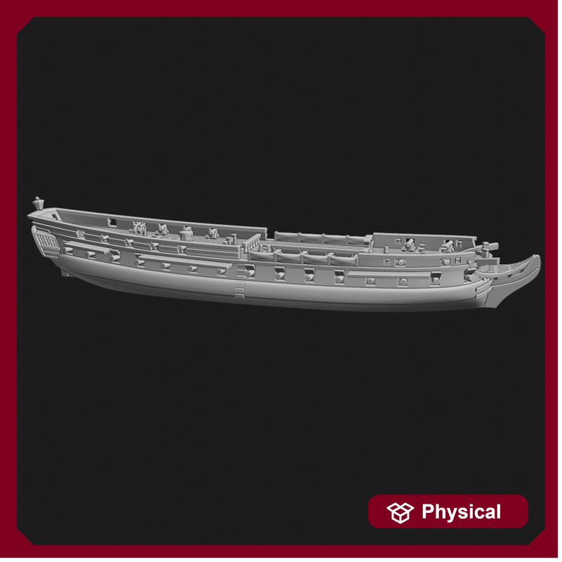 1/700 & 1/1200 Coquille-class 5th rate (40 guns) 1794-1825