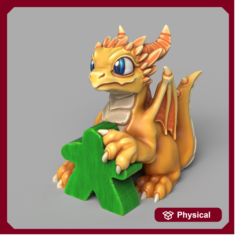 Meeple Dragon - UKGE Mascot - Only-Games