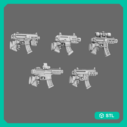 Space Knights MPX Style Pistol LEFT - Only-Games