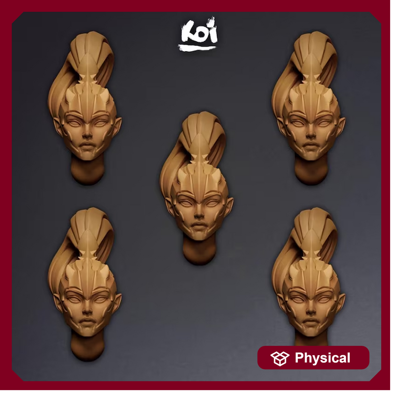 Painmaidens Type 2 - Miniature Heads