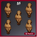 Painmaidens Type 2 - Miniature Heads