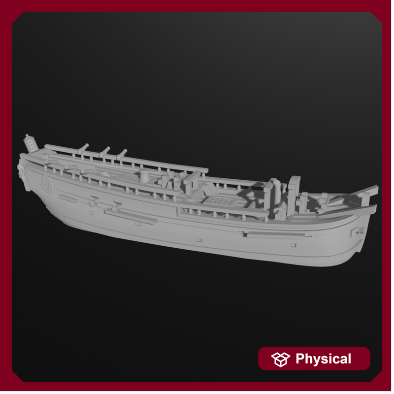 1/700 & 1/1200 British Collier HMS Endeavour (10 guns), 1768-78
