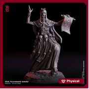 Cleric Wizard Necromancer,  PC NPC | 28mm, 32mm,54mm, 75mm, 100mm Scale Resin Mini | Dungeons and Dragons | Flesh of Gods - Only-Games