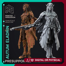 Autum Eladrin - High Fay - PRESUPPORTED - 32mm Scale
