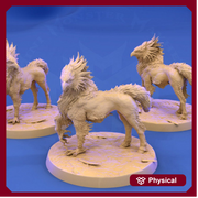 Hippogriff NO Wings Dungeons and Dragons Miniature  Available: 28mm, 32mm 75mm Scale |- Minis - D&D 5e Desert | Mini Monster Mayhem - Only-Games