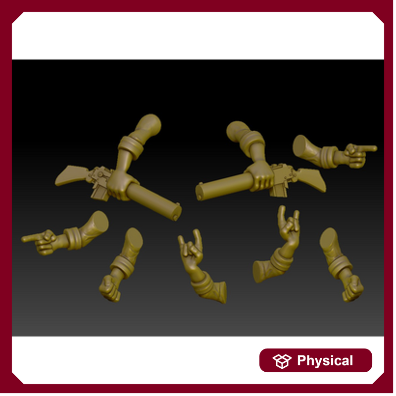 Clash of Rhyfles: Crusader Extra Arms for Plastics