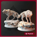 Pair of Northern Direwolves