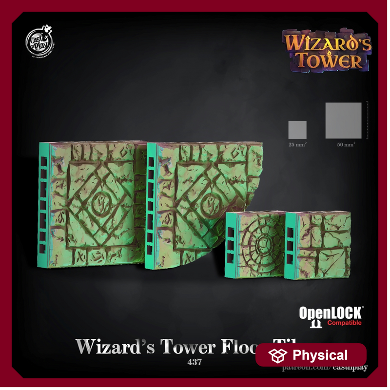 Wizard's Tower Floor Tiles - Only-Games