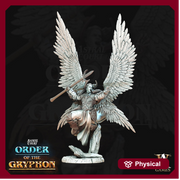 Male Celestial Angel, Solar, Deva | 28mm, 32mm, 75mm Scales | Dungeons and Dragons 5e figure | Pathfinder | Archvillain Games - Only-Games