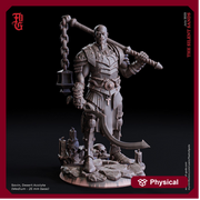 Cleric, Fighter, Paladin | 28mm, 32mm,54mm,75mm,100mm Scales | Player Character Mini | D&D 5e Pathfinder Figurine | Flesh of Gods - Only-Games