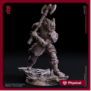 Fighter, Ranger PC / NPC  | 28mm, 32mm,54mm75mm,100mm Scales | Player Character Mini- Minis -D&D 5e Pathfinder Figurine | Flesh of Gods - Only-Games