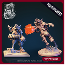 Keshek The Artificer - Idle and Action Pose