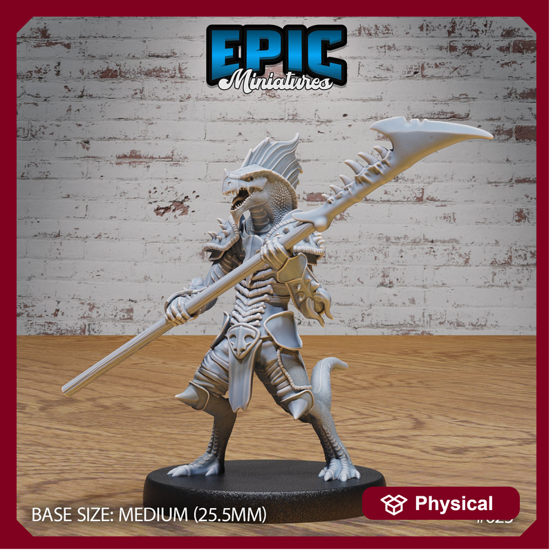 Lizard Folk Army Halberd - Only-Games