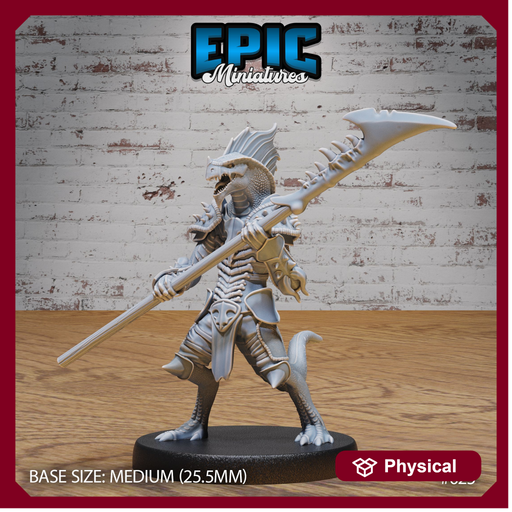 Lizard Folk Army Halberd - Only-Games