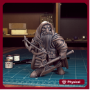 Male Dwarf 02 - TytanTroll Miniatures - DnD - Fantasy - 32mm