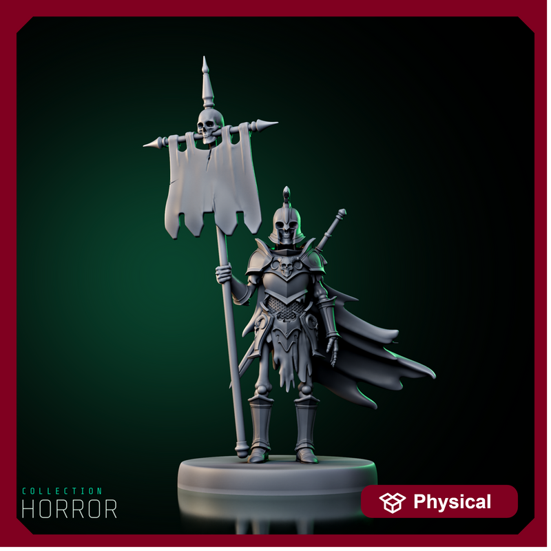 Skeleton Army Bannerman - Only-Games