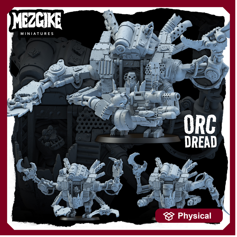 Orc dread, multipart set (physical miniature)