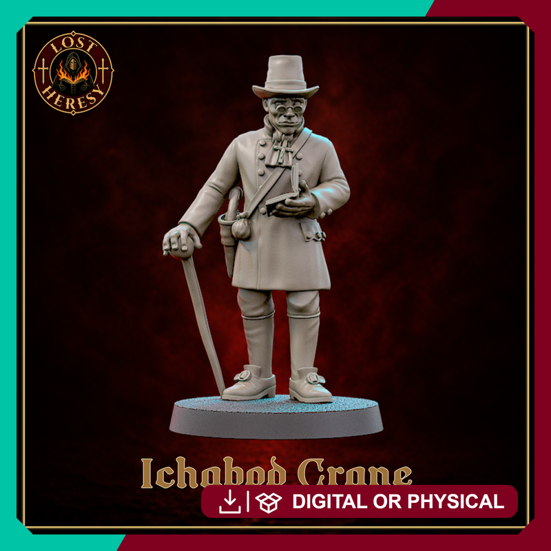 Gothic Napoleonic Supernatural Investigator - Ichabod Crane - Only-Games