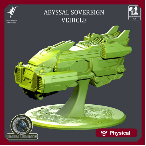 ABYSSAL SOVEREIGN VEHICLE - 120mm Base - Only-Games