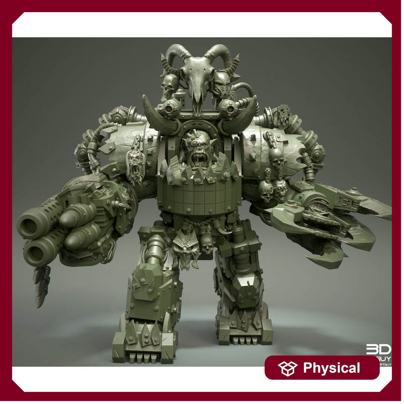 Mech Armored Orc Sci-Fi Spelljammer | 28mm, 32mm, 50mm,75mm,100mm | Dungeons and Dragons | Pathfinder | 3DArtGuy - Only-Games